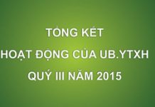 Ủy Ban Y Tế Xã Hội: Tổng Kết Quý III/2015
