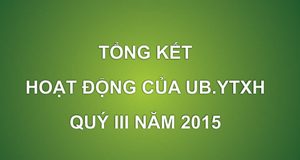 Ủy Ban Y Tế Xã Hội: Tổng Kết Quý III/2015