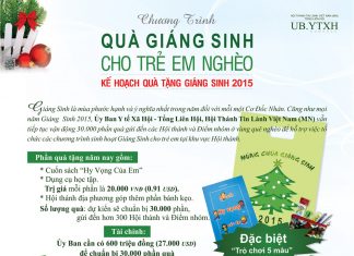 Chương Trình Quà Giáng Sinh Cho Trẻ Em Nghèo 2015