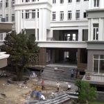 Khu ký túc xá trong giai đoạn hoàn thiện