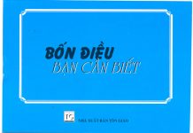 UB.CĐGD – Truyền Đạo Đơn: Bốn Điều Bạn Cần Biết