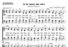 Bài hát: Tạ Ơn Trong Nhà Chúa