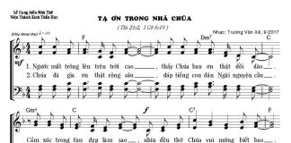Bài hát: Tạ Ơn Trong Nhà Chúa