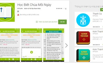 Thông Báo V/v Ra Mắt Ứng Dụng BÀI HỌC KINH THÁNH HÀNG NGÀY
