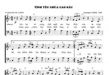 Bài hát: Tình Yêu Chúa Cao Sâu