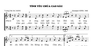 Bài hát: Tình Yêu Chúa Cao Sâu