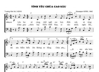Bài hát: Tình Yêu Chúa Cao Sâu