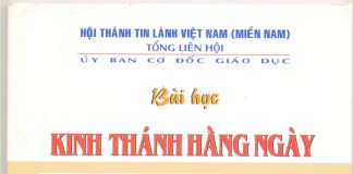 UB.CĐGD – Bài Học Kinh Thánh Hằng Ngày Quý 4/2017