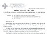 Thông Báo & Thư Mời Lễ Kỷ Niệm 50 Năm Thành Lập HTTL Ngãi Giao