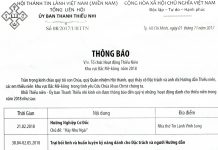 V/v Tổ Chức Hoạt Động Thiếu Niên Khu Vực Bắc Mê-kông Năm 2018