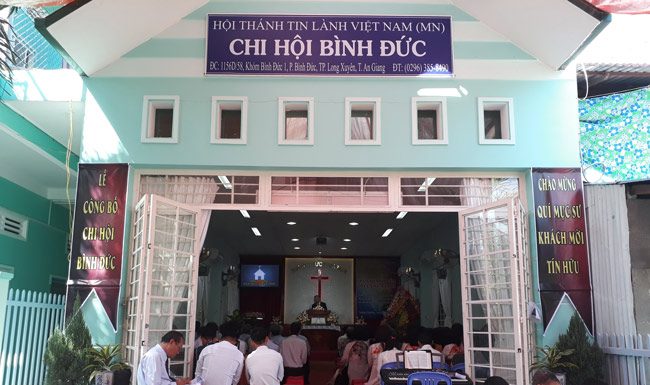 Lễ Công Bố Chi Hội Tin Lành Bình Đức, Tỉnh An Giang