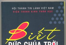 UB.CĐDG – Giới thiệu sách: “Biết Đức Chúa Trời”