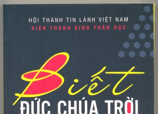 UB.CĐDG – Giới thiệu sách: “Biết Đức Chúa Trời”