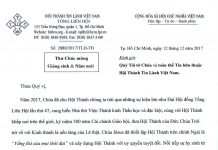 Tổng Liên Hội: Thư Chúc Mừng Giáng Sinh & Năm Mới