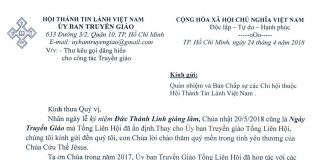 Thư Kêu Gọi Dâng Hiến Cho Công Tác Truyền Giáo