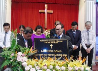 Lễ Khởi Công Xây Dựng Nhà Thờ Tin Lành Phú Xuân, Tp HCM