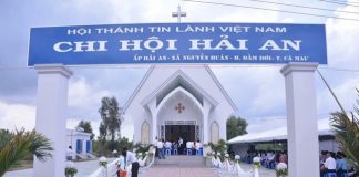 Cà Mau: Lễ Cung Hiến Nhà Thờ Tin Lành Hải An