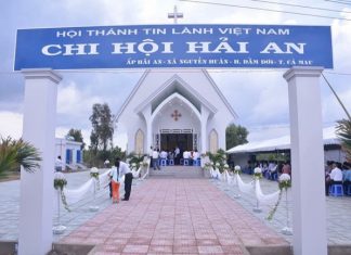 Cà Mau: Lễ Cung Hiến Nhà Thờ Tin Lành Hải An