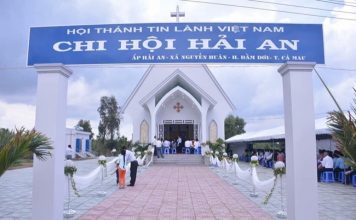 Cà Mau: Lễ Cung Hiến Nhà Thờ Tin Lành Hải An