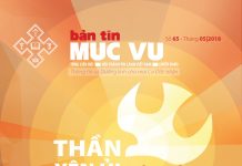 Giới Thiệu Bản Tin Mục Vụ Số 65 “Thần Yên Ủi Giáng Lâm”