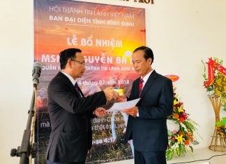 Lễ Bổ Nhiệm Quản Nhiệm Chi Hội Bình Nghi – Bình Định
