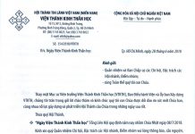 Thông Báo V/v Ngày Viện Thánh Kinh Thần Học