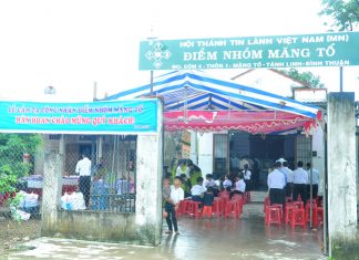 Ra Mắt Điểm Nhóm Tin Lành Măng Tố, Bình Thuận
