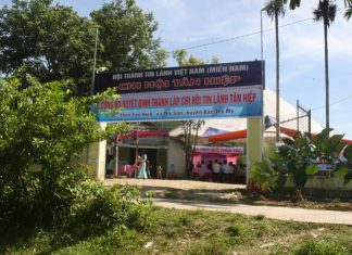 Quảng Nam: Tín Hữu Sắc Tộc Cadong Trong Ngày Vui Công Bố Thành Lập Chi Hội
