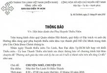 V/v Hội Thảo Dành Cho Phụ Huynh Thiếu Niên