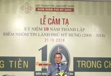 Điểm Nhóm Phú Mỹ Hưng, Tp. HCM Kỷ Niệm 10 Năm Thành Lập