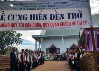 Plei Kenh – Nhà Thờ Thứ 29 Của Tỉnh Gia Lai Được Cung Hiến Cho Chúa