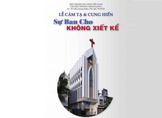 V/v Truyền Hình Trực Tuyến Chương Trình Lễ Cung Hiến Nhà Thờ Tin Lành TRƯƠNG MINH GIẢNG
