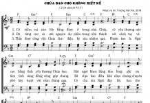 Bài hát mới “CHÚA BAN CHO KHÔNG XIẾT KỂ “