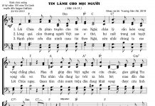 Bài hát mới “TIN LÀNH CHO MỌI NGƯỜI”