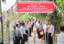 Tiền Giang: Khởi Công Xây Dựng Cầu Đất Làng