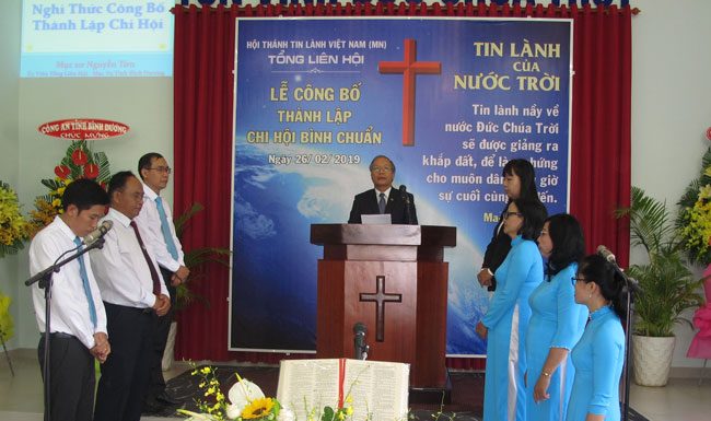 Bình Dương: Lễ Công Bố Thành Lập Chi Hội Bình Chuẩn