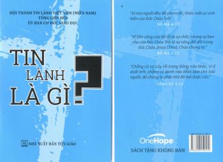 Ủy Ban CĐGD Giới Thiệu Sách Chứng Đạo: TIN LÀNH LÀ GÌ?