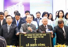 TP. HCM:Lễ khởi công xây dựng nhà thờ Tin Lành Thông Tây Hội