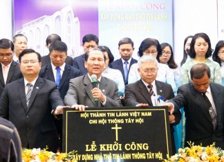 TP. HCM:Lễ khởi công xây dựng nhà thờ Tin Lành Thông Tây Hội