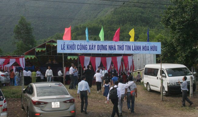Quảng Nam: Lễ Khởi Công Xây Dựng Nhà Thờ Hòa Hữu