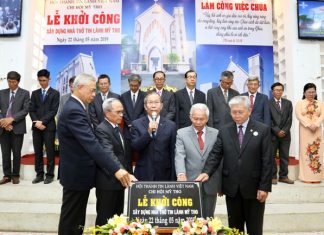 Tiền Giang: Lễ Khởi Công Nhà Thờ Tin Lành Mỹ Tho