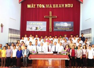 Hội Đồng Giáo Phẩm Thăm Viếng Các Hội Thánh tại tỉnh Bình Phước