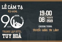 Chương Trình Truyền Giảng Nhân Lễ Cảm Tạ Chúa 90 Năm Thành Lập HTTL Tuy Hòa