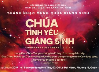 V/v Truyền Hình Trực Tuyến Chương Trình Thánh Nhạc Mừng Chúa Giáng Sinh 2019 – Tại Sân Vận Động Phú Thọ, Tp. HCM