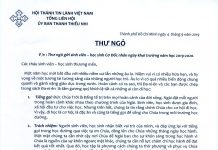 Thư Ngỏ Gởi Sinh Viên – Học Sinh Cơ Đốc Nhân Ngày Khai Trường Năm Học 2019-2020