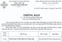 V/v Tổ Chức Hoạt Động Thiếu Niên Khu Vực Tp.HCM Năm 2020