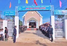 Đắk Nông: Lễ Cung Hiến Nhà Thờ Chi Hội Buôn Kruế