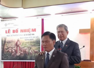 Kiên Giang: Lễ Bổ Nhiệm Quản Nhiệm Hội Thánh Đá Nổi