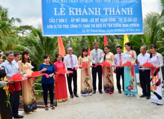 Tiền Giang: Khánh Thành Cầu Giao Thông Nông Thôn “Bảy Sơn C”