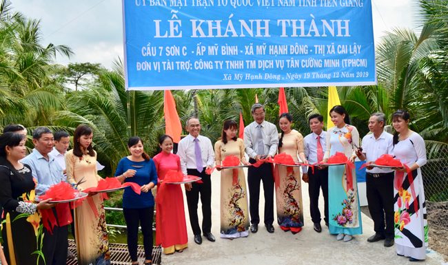 Tiền Giang: Khánh Thành Cầu Giao Thông Nông Thôn “Bảy Sơn C”